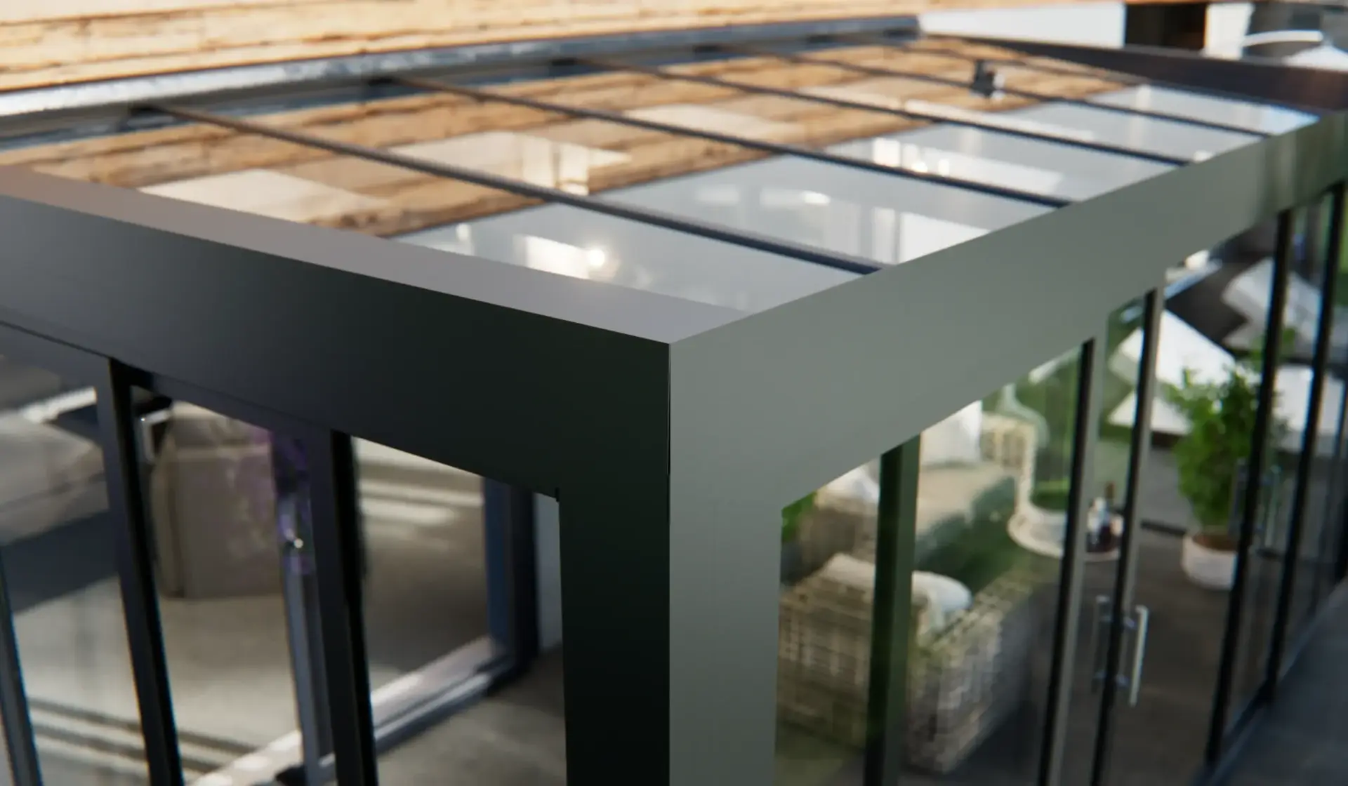 Cubo Line Veranda Overkapping Tuinkamer